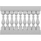 Ekena Millwork Traditional Balustrade Railing Kit Style N (5 7/8" On-Center Spacing to Pass 4" Sphere Code) BALK37X048TRN - alternate 1